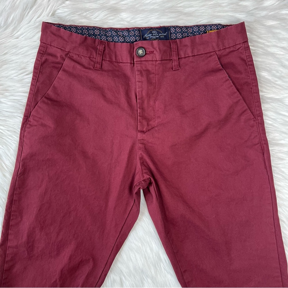 Across The Pond Skinny Fit Cotton Chino Pants - Picture 5 of 12